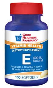 Gnp Vitamin E 400 IU Health Dietary Supplement 100 Softgels