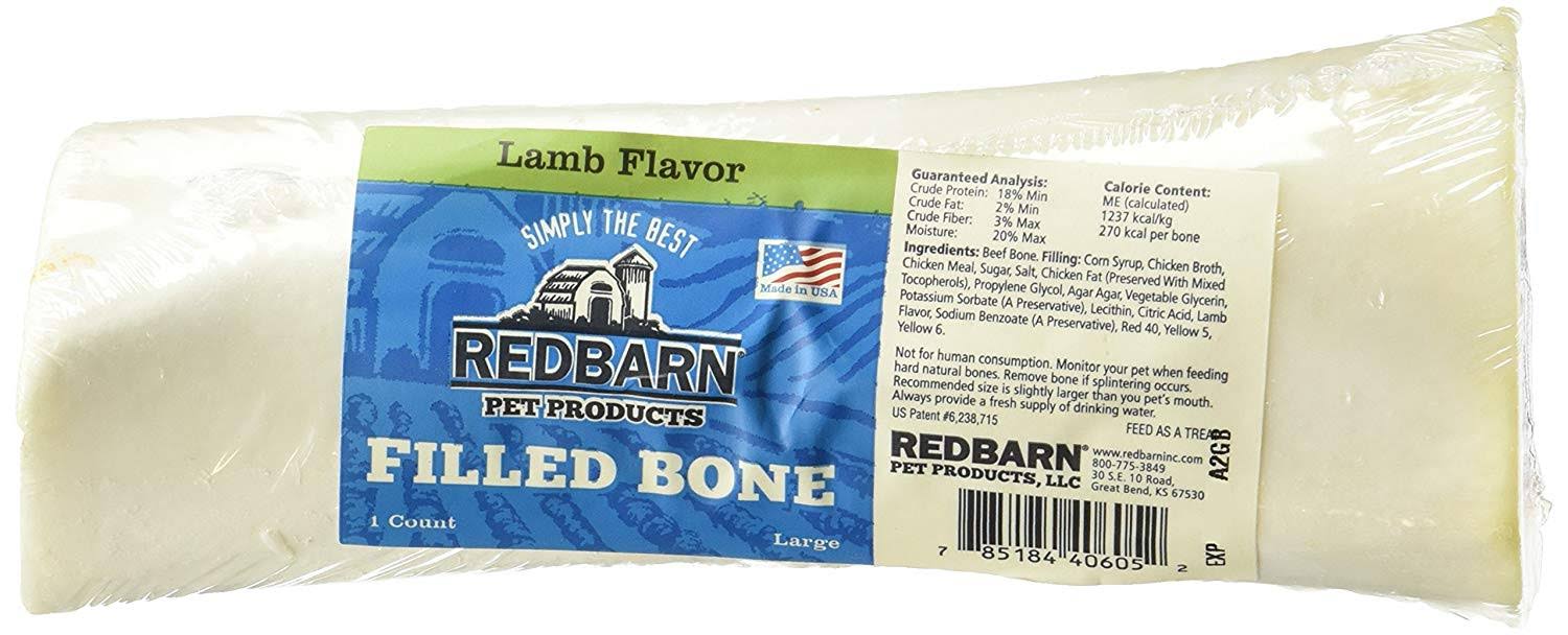 Redbarn Lamb Flavor Meat Filled Bone